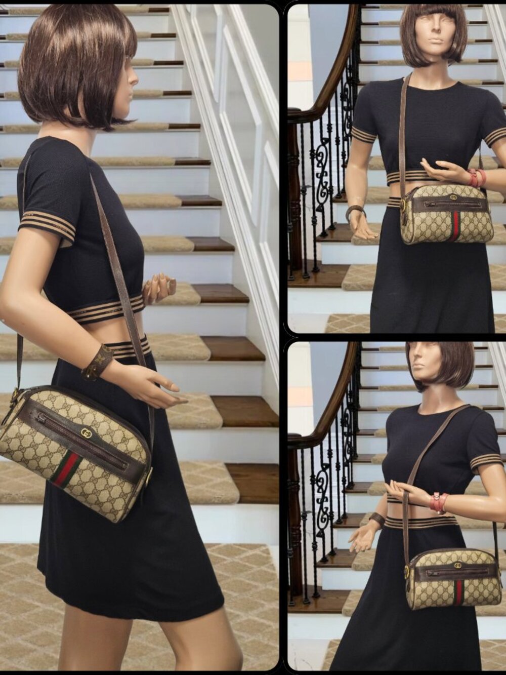 Gucci Supreme Web Sherry Line shoulder bag - Picture 17 of 17